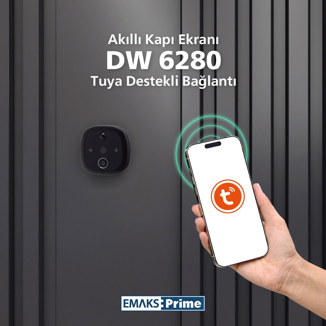 Akıllı Kapı Ekranı DW6280 – Wifi Bağlantılı