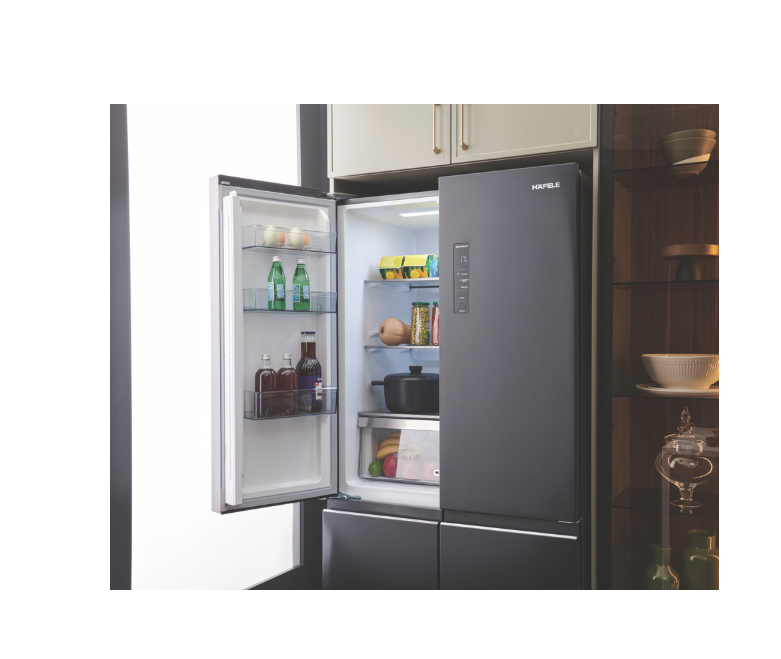 Häfele Maxima 90 cm Solo Buzdolabı | 4 Kapılı No-Frost 600 Litre