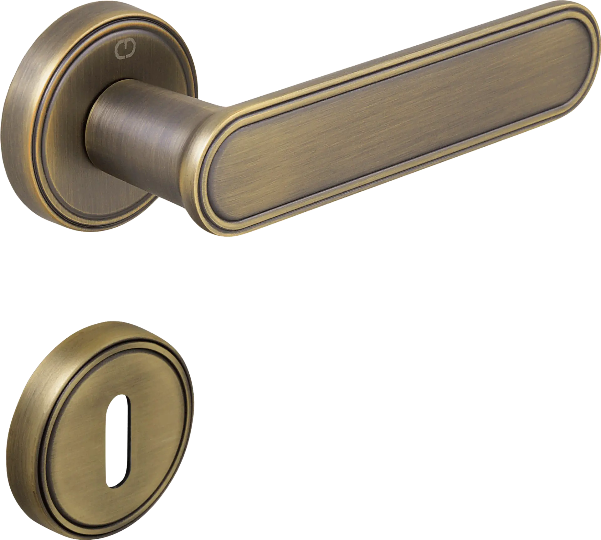 Çebi A579 Kaf Kapı Kolu MP30 (Fırçalanmış Antik Pirinç) - Oda