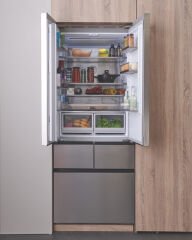 Buzdolabı, COSMO, 75 cm, Yarı Ankastre, 4 Kapılı, No-Frost, 413 Litre