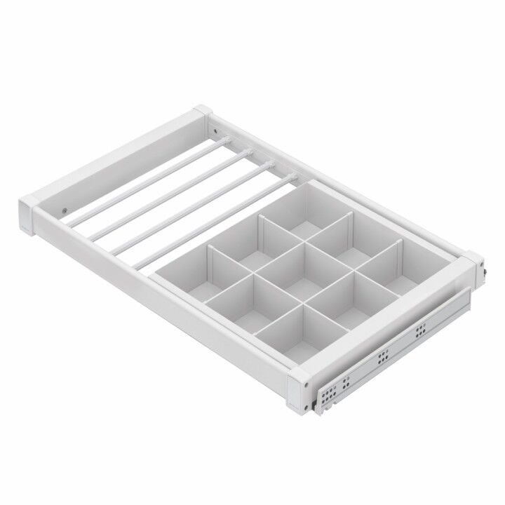 Starax Gizli Raylı Alüminyum Çekmeceli Pantolonluk | 80–90 cm Kapak Uyumlu