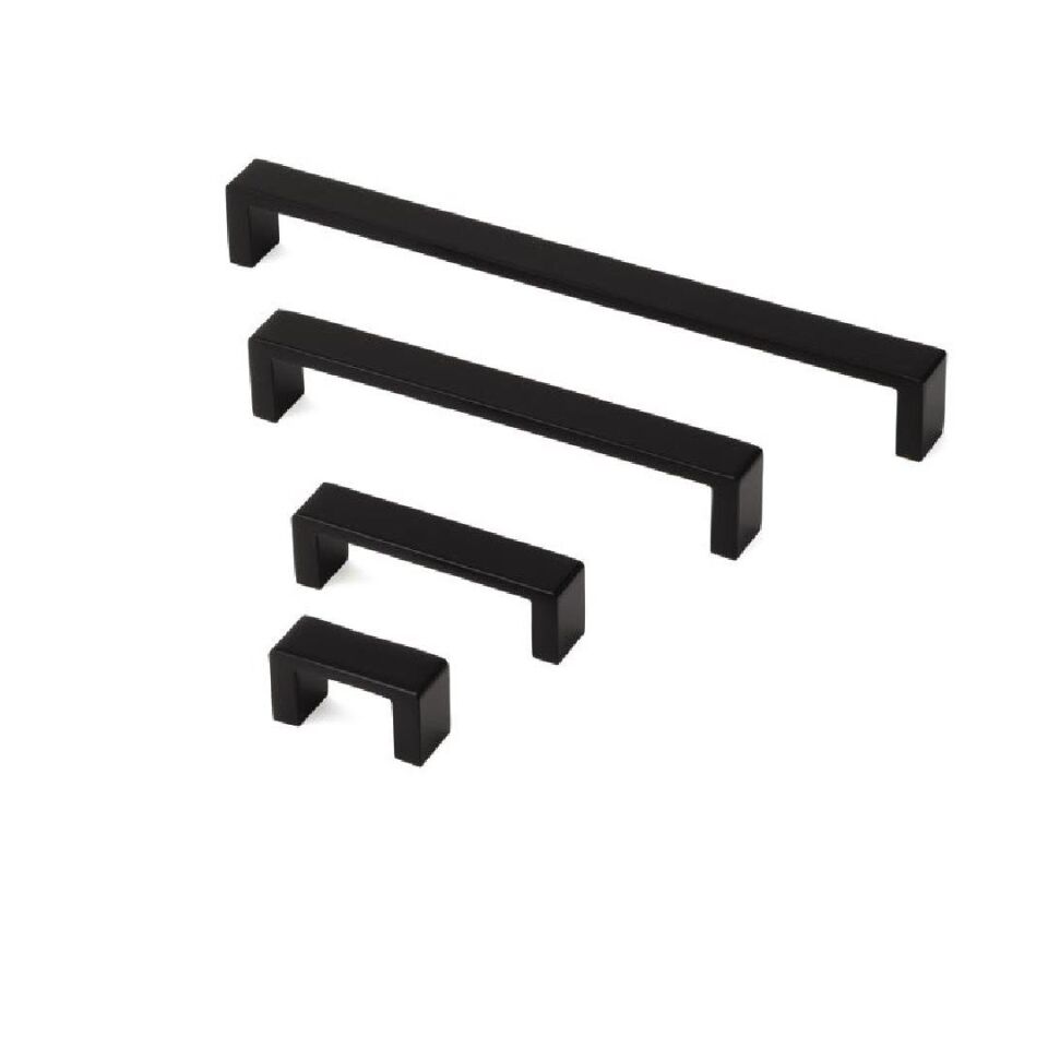 System 6250 Siyah Renk Modern Kulp 128 mm (SY6250 0128 AL6)