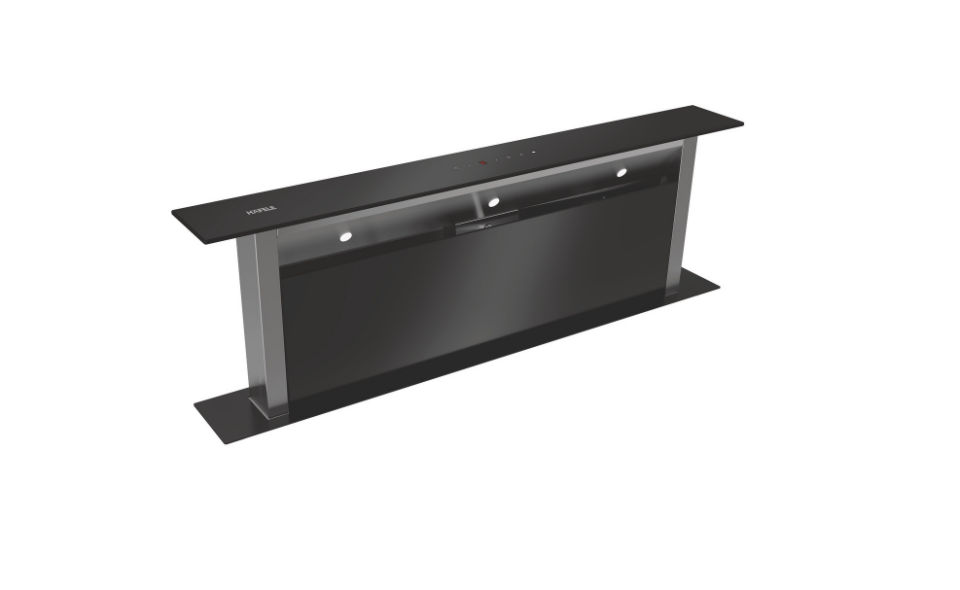 Davlumbaz, MAXIMA, 90 cm, Ada Tipi, Asansörlü, 860 m3/h Emiş Gücü