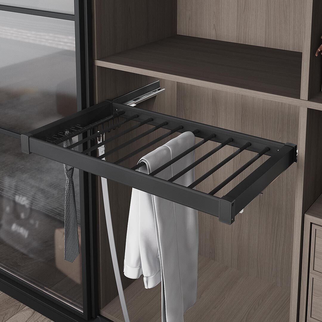 Gizli Raylı Alüminyum Pantolonluk 700 mm