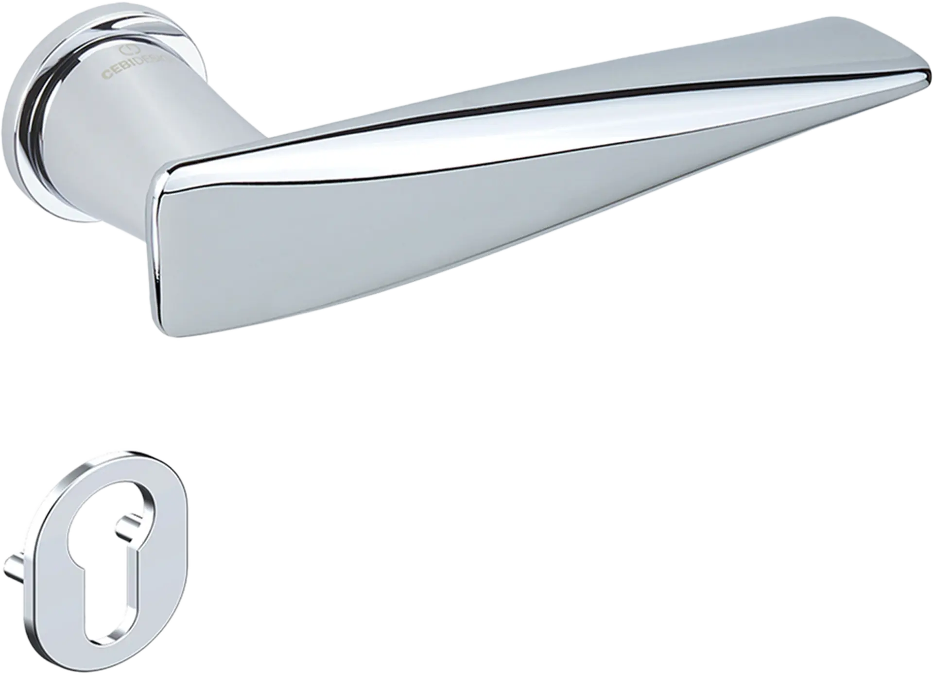 Çebi A5220 Dena Mini Kapı Kolu MP02 (Parlak Krom) - Yale