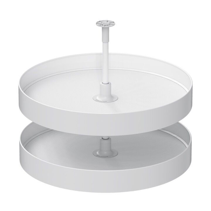 4/4 Kaymaz Yüzeyli Ahşap Tablalı Klasik Döner Sepet Takımı Unique