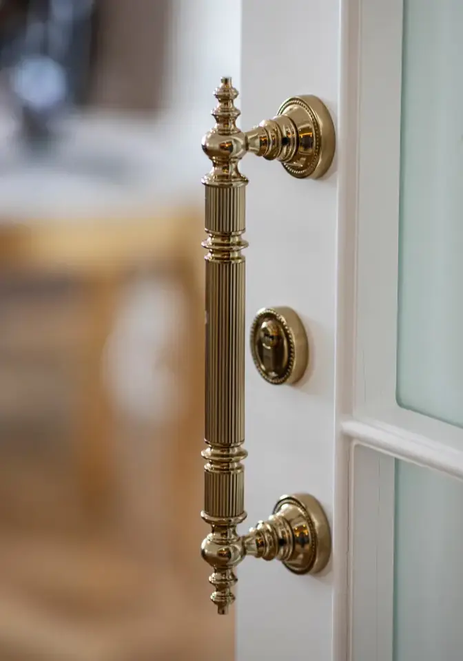 Vista D’oro Antik Çekme Kol Altın Renk Boru Çapı 25 mm