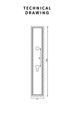 Mia Door Handle by Classical Backplate