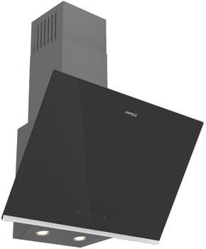 Davlumbaz, HÄFELE ORION, 60 cm, Duvar Tipi, Eğik Camlı, 650 m3/h Emiş Gücü Siyah