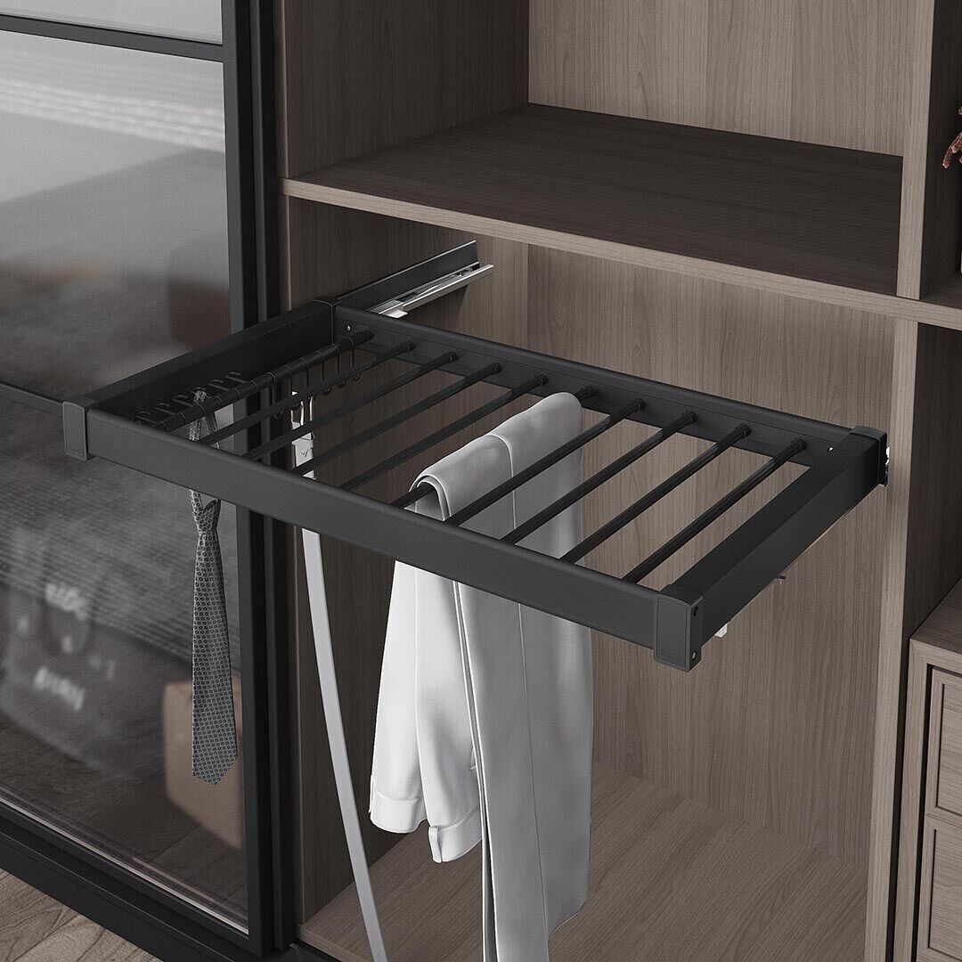 Gizli Raylı Alüminyum Pantolonluk 900 mm