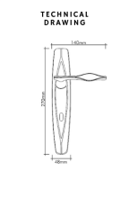 Curl Patterned Door Handle