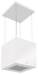 Davlumbaz, POLAR, 40 cm, Ada Tipi, Abajur, 650 m3/h Emiş Gücü