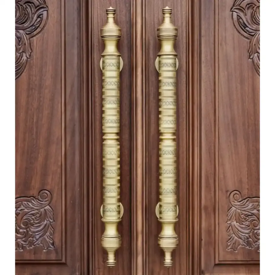 Vista D’oro Velar Çiçek Desenli Çekme Kol Sarı Oksit