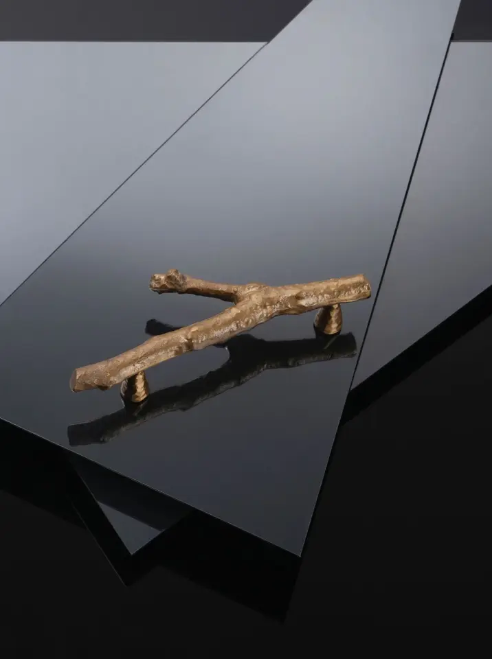 Vista D’oro Ağaç Dalı Serisi No:5 Mobilya Kulp Saten Altın