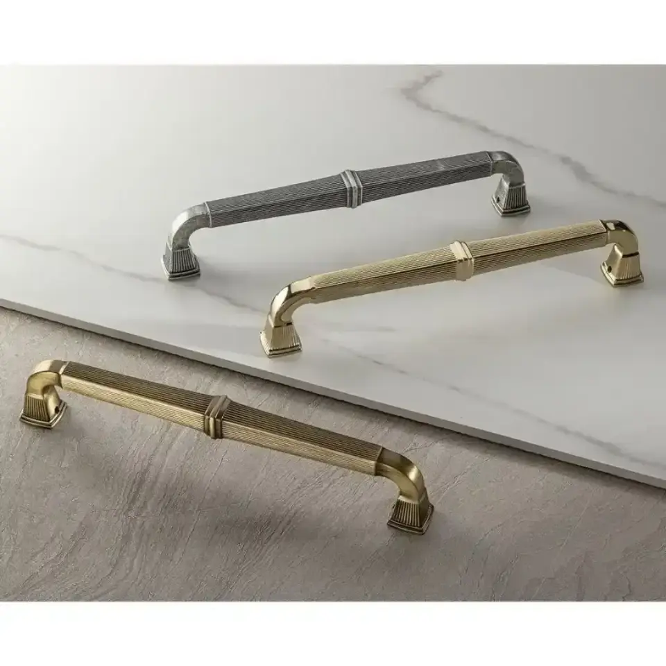 System 9555 Antik Gümüş Renk Çekme Kapı Kolu 300 mm (PH9555 0300 OSM)