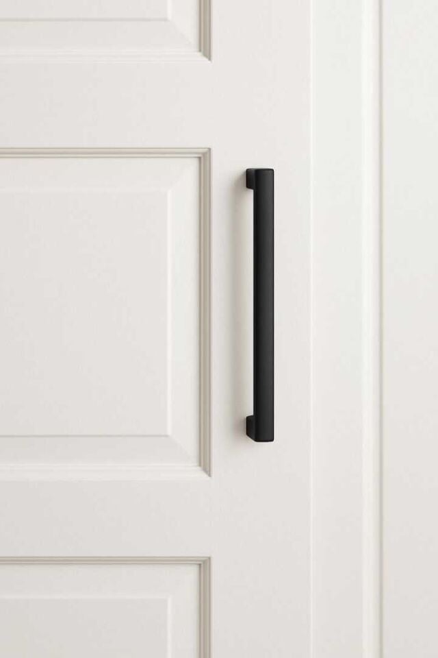 System 9585 Siyah Renk Çekme Kapı Kolu 280 mm (PH9585 0280 AL6)