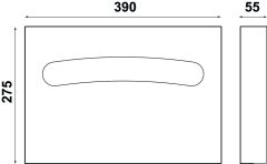 Klozet Kapak Örtüsü Dispenseri, LAYA
