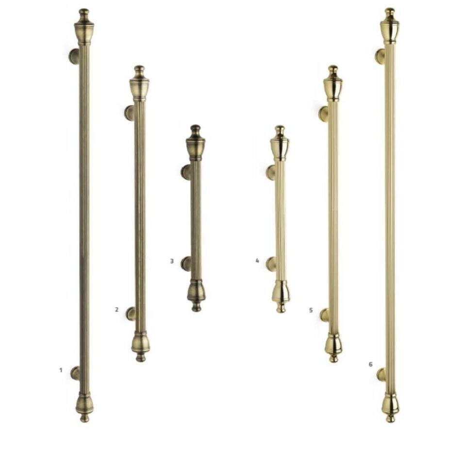 System 9656 Antik Renk Çekme Kapı Kolu (PH9656 ABM-ABM-ABM) 500 mm