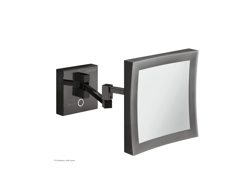 Makyaj aynası, 5 kat büyütmeli, Kare