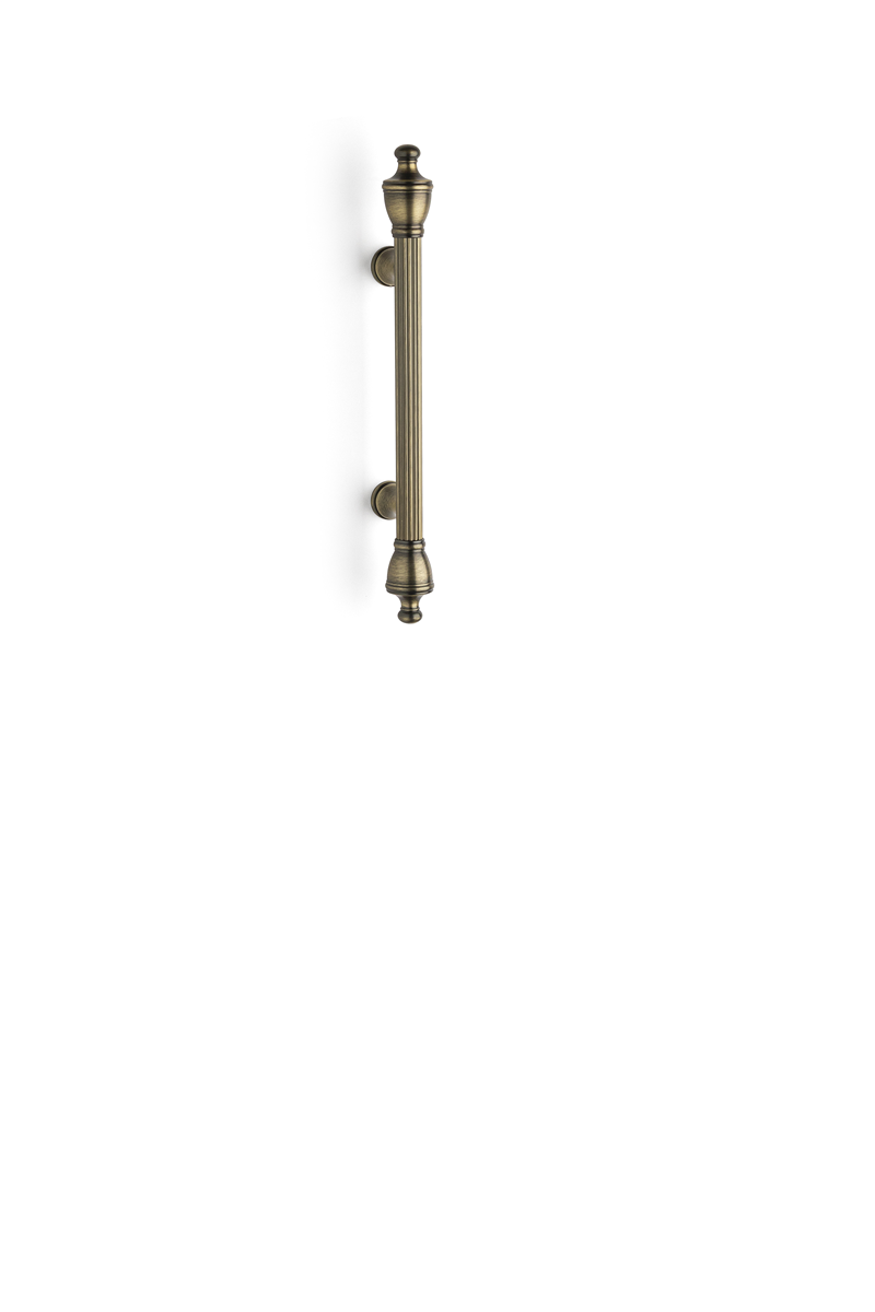 System 9656 Antik Renk Çekme Kapı Kolu (PH9656 ABM-ABM-ABM) 220 mm