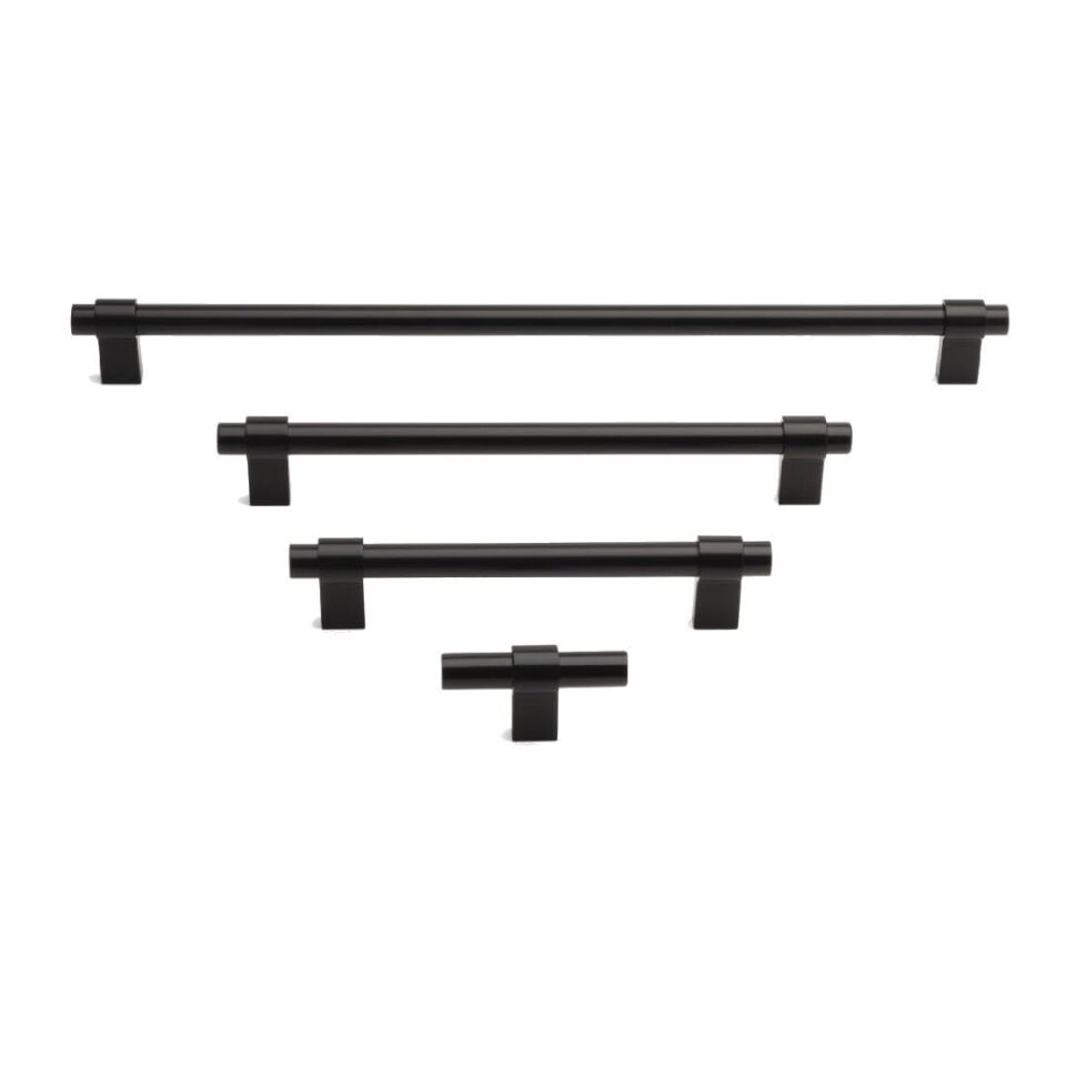 System 8770 Siyah Renk Modern Kulp 128 mm (SY8770 0128 AL6-AL6)