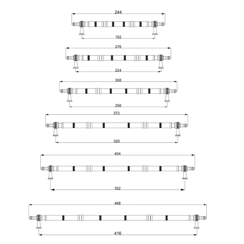 Vista D’oro Anastasia Çekmece Kulp Altın Renk