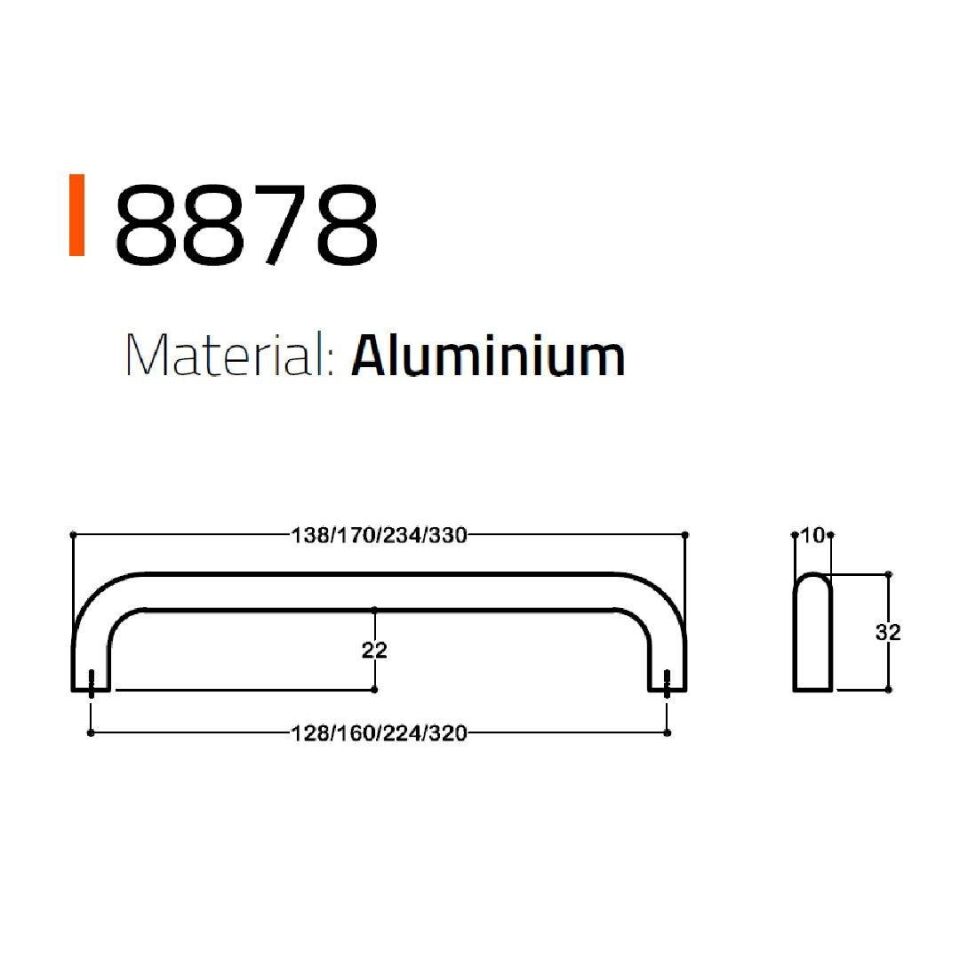 System 8878 Siyah Renk Modern Kulp