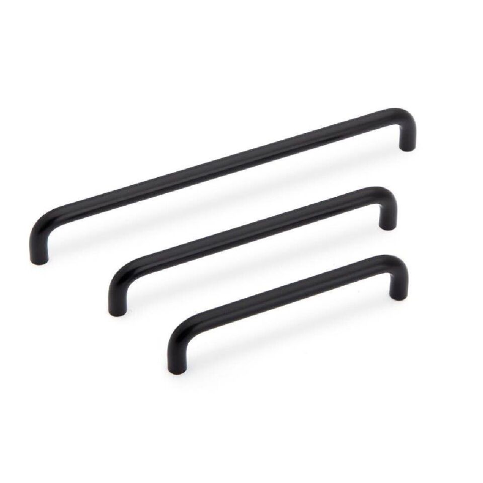 System 8878 Siyah Renk Modern Kulp 128 mm (SY8878 0128 AL6)