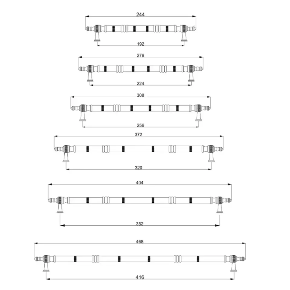 Vista D’oro Anastasia Çekmece Kulp Bronz