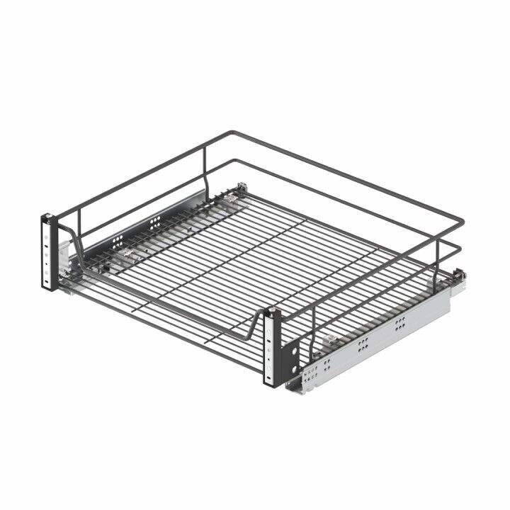 Kapağa Monte Çift Açılım Gizli Raylı Çekmece 450 mm