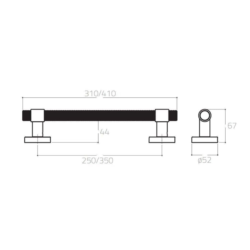System 9630 Gold Renk Çekme Kapı Kolu (PH9630 0250 GL-GL-GL)
