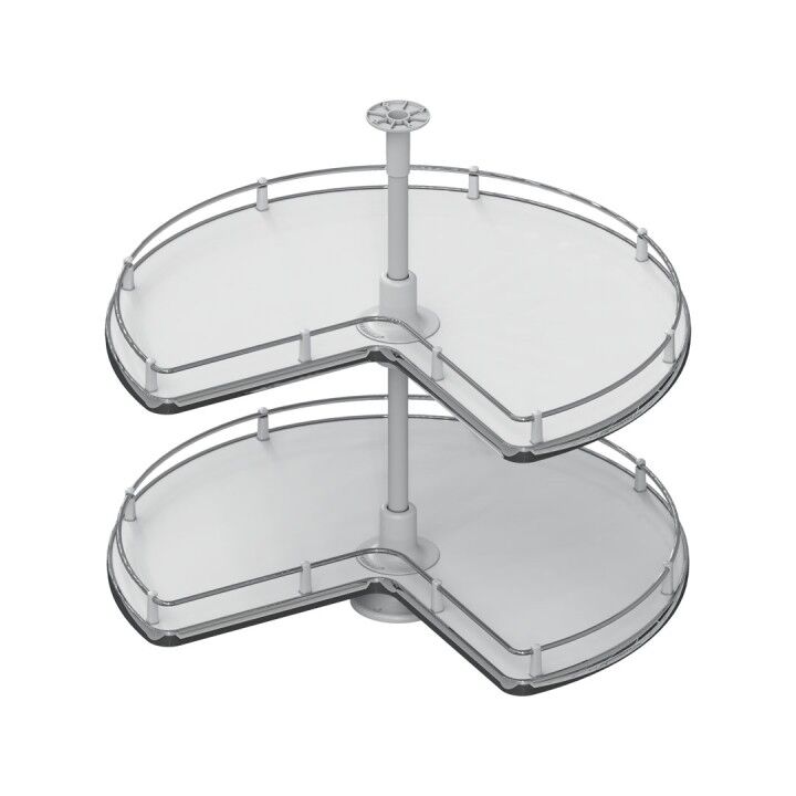 Kaymaz Yüzeyli 3/4 Döner Ahşap Tablalı Sepet Takımı