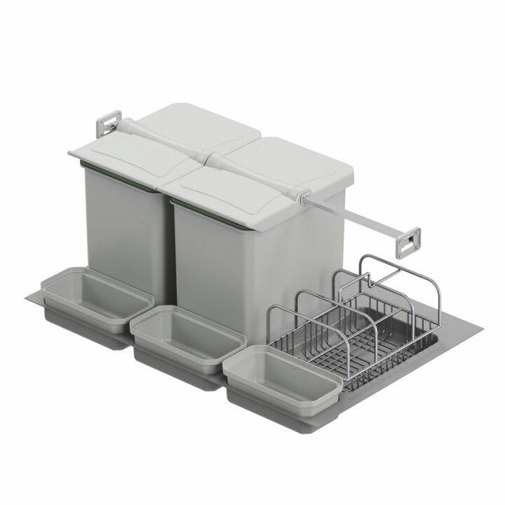 Çekmece İçi Çöp Kovası Taşınabilir Sepetli (Otomatik)