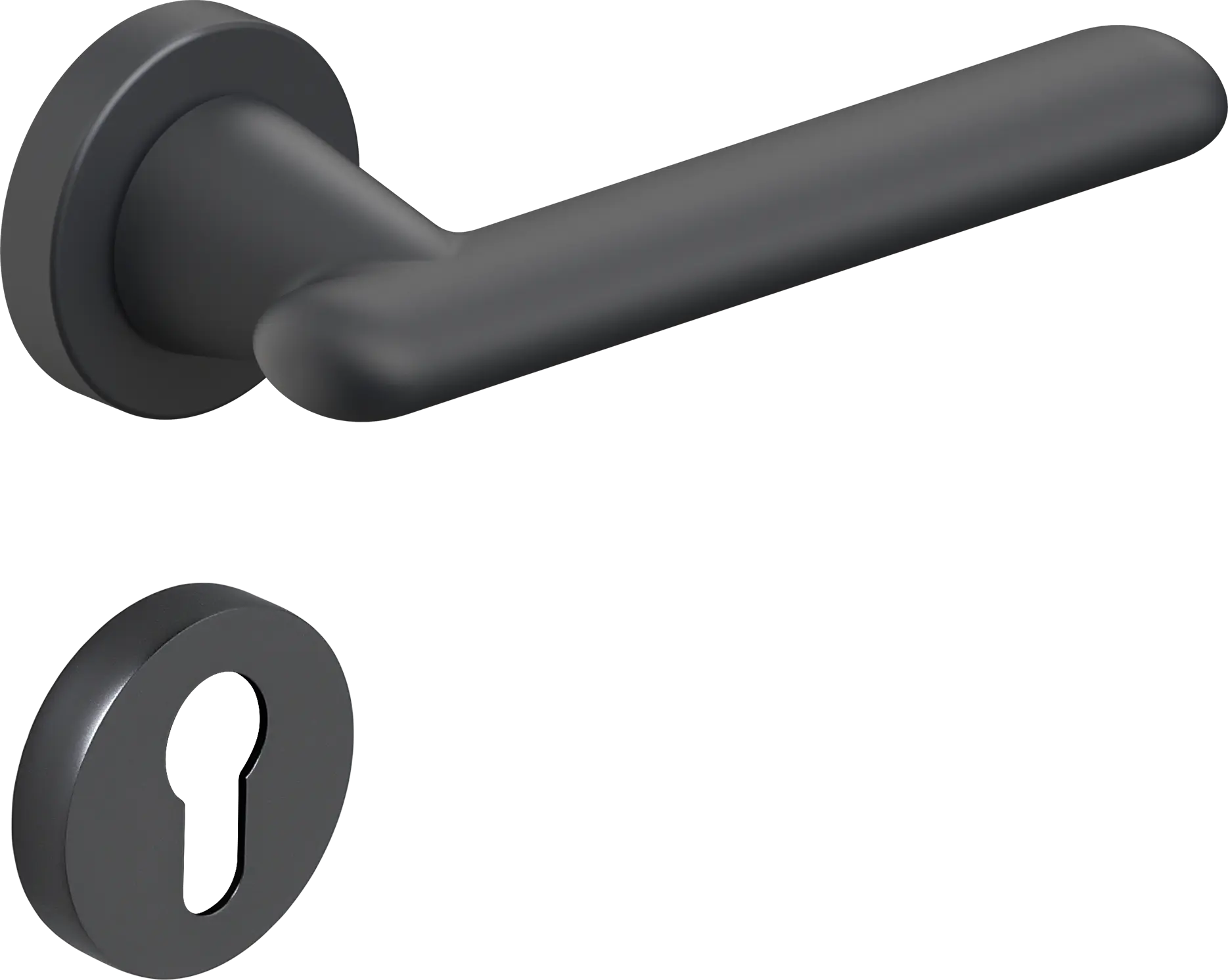 Çebi C5228 Casta Zipline Kapı Kolu PC27 (Antrasit Saten) - Yale