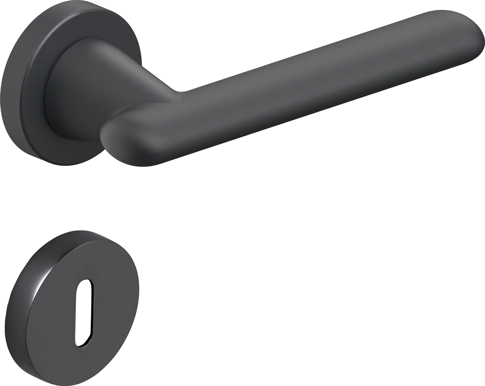 Çebi C5228 Casta Zipline Kapı Kolu PC27 (Antrasit Saten) - Oda