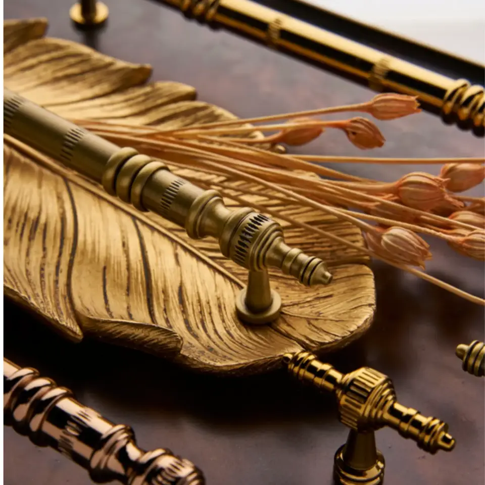 Vista D’oro Anastasia Çap 16 mm Çekmece Kulp Saten Altın