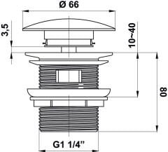 Süzgeç Kapağı, Pop-Up Kumandalı