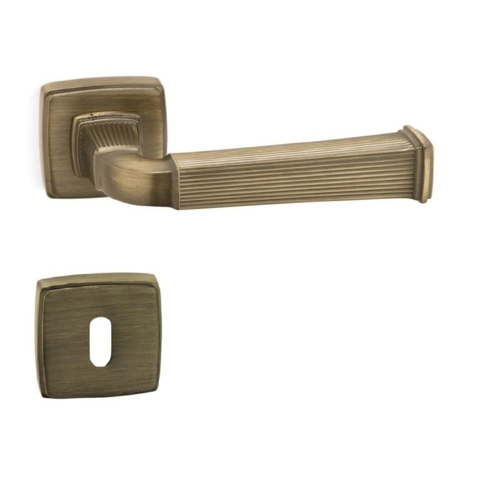 System Astoria Rozetli Kapı Kolu Antik Renk (HA133RO13 ABM)