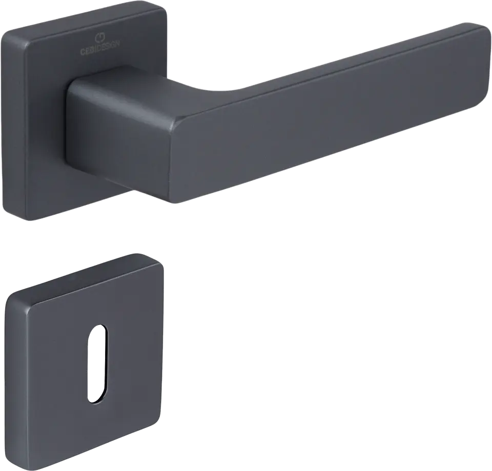 Çebi C5218 Flat Zipline Kapı Kolu PC27 (Antrasit Saten) - Oda