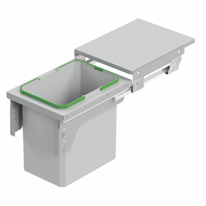 Kapağa Monte Çöp Kovası Frenli 35 Lt 400 mm