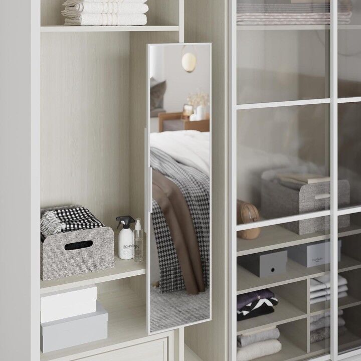 Döner Ayna Mekanizması Beyaz