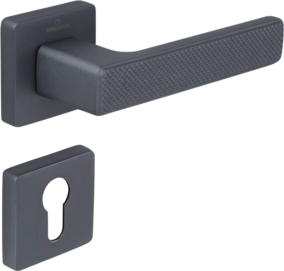 Çebi C5212 Gren Zipline Kapı Kolu PC27 (Antrasit Saten) - WC