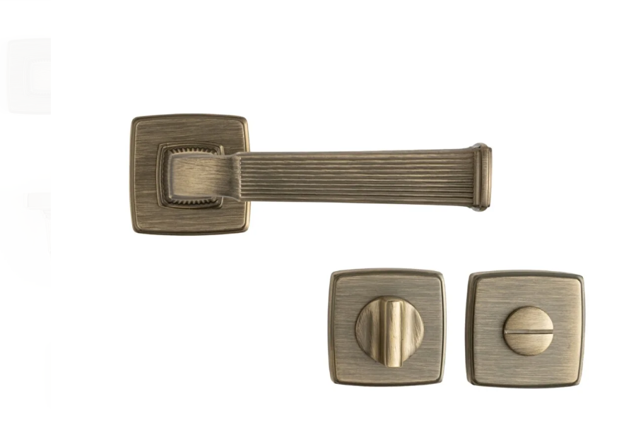 System Astoria Rozetli Kapı Kolu Antik Renk (HA133RO13 ABM) WC
