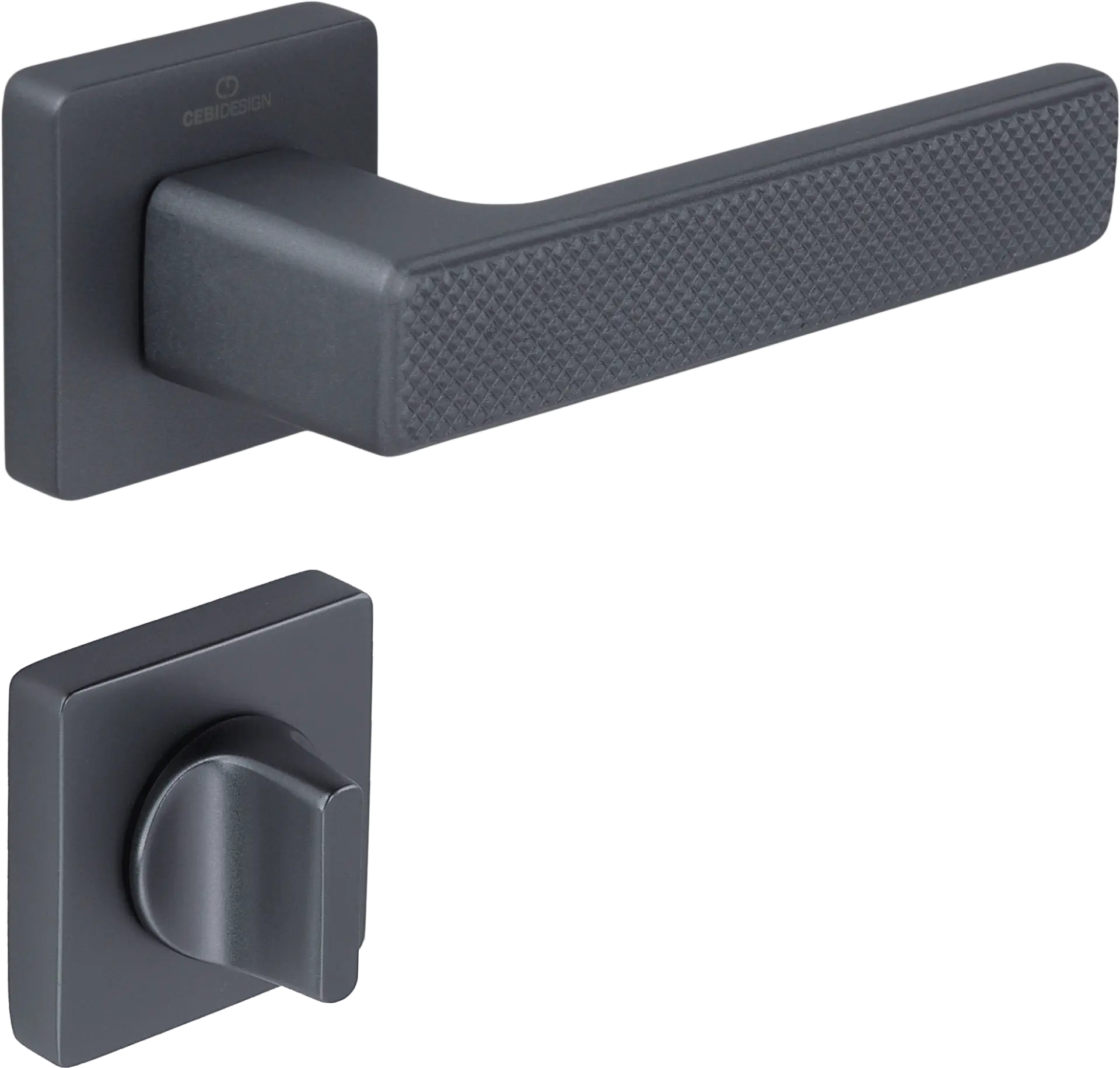 Çebi C5212 Gren Zipline Kapı Kolu PC27 (Antrasit Saten) - WC