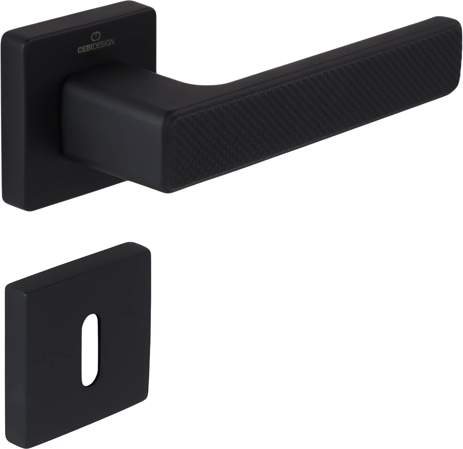 Çebi C5212 Gren Zipline Kapı Kolu PC24 (Mat Siyah) - Oda