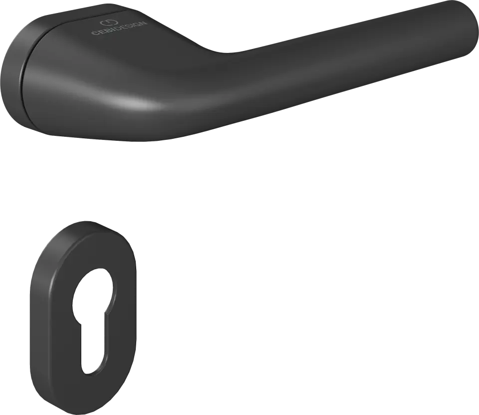 Çebi C5277 Rolle Zipline Kapı Kolu PC24 (Mat Siyah) - WC