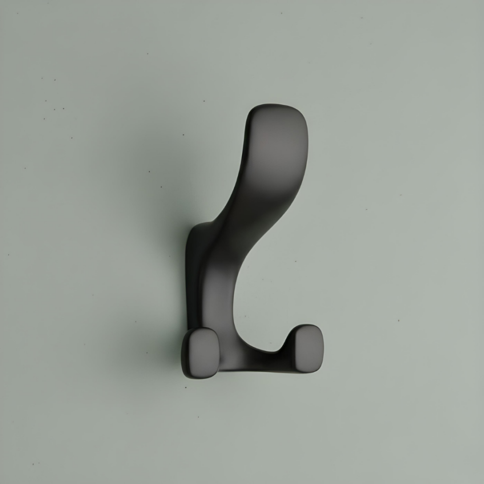 System 80 mm Siyah Renk Portmanto Askılığı (AS2010 0080 AL6)