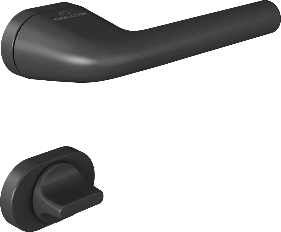 Çebi C5277 Rolle Zipline Kapı Kolu PC24 (Mat Siyah) - WC