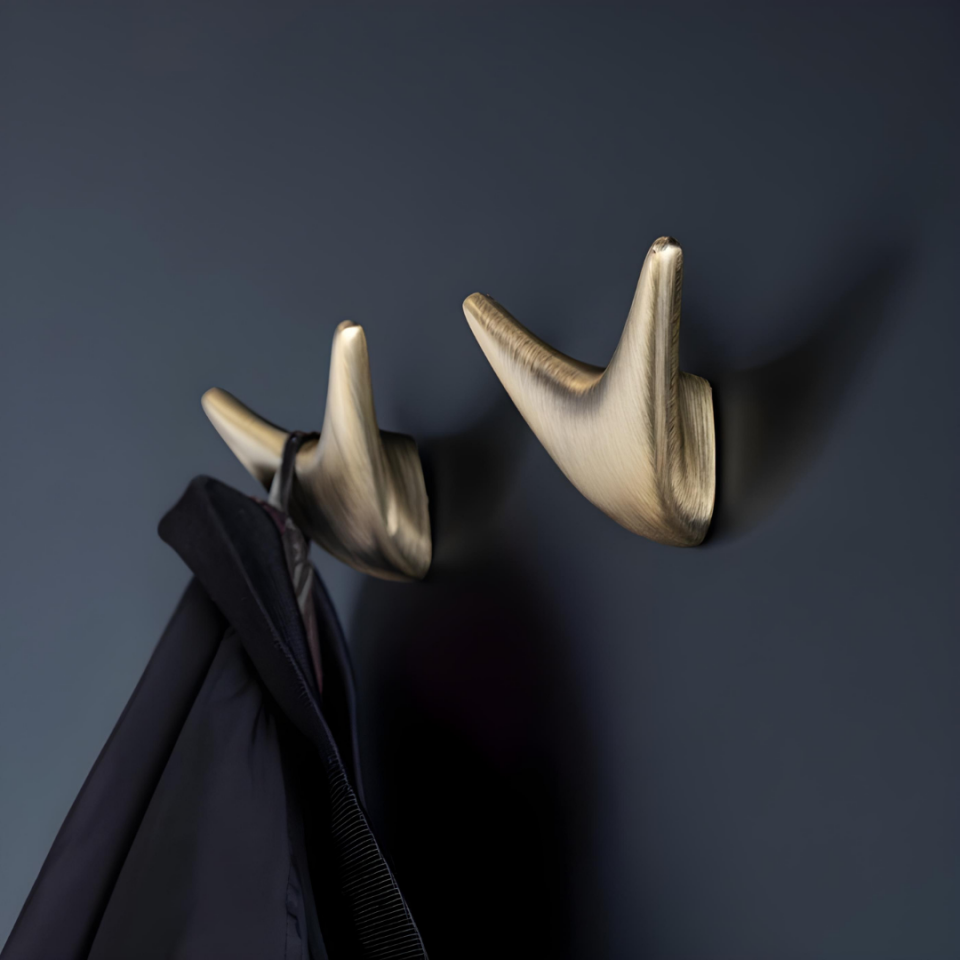 System 91 mm Antik Renk Portmanto Askılığı (AS2025 0091 ABM)