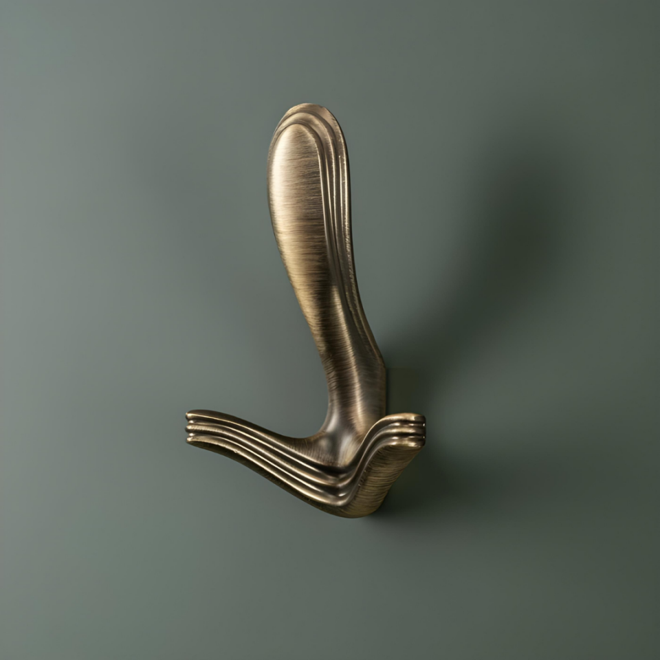 System 86 mm Antik Renk Portmanto Askılığı (AS2035 0086 ABM)